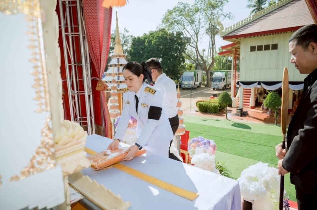 ร่วมพิธีพระราชทานเพลิงศพ ''พระครูสุวรรณเขตตาธิคุณ" อดีตเจ้าคณะตำบลนาคำใหญ่