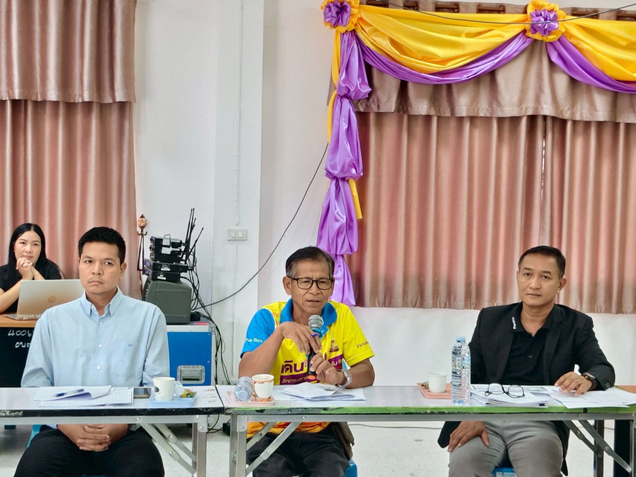 องค์การบริหารส่วนตำบลนาคำใหญ่ จัดประชุมคณะกรรมการกองทุนธนาคารขยะตำบลนาคำใหญ่